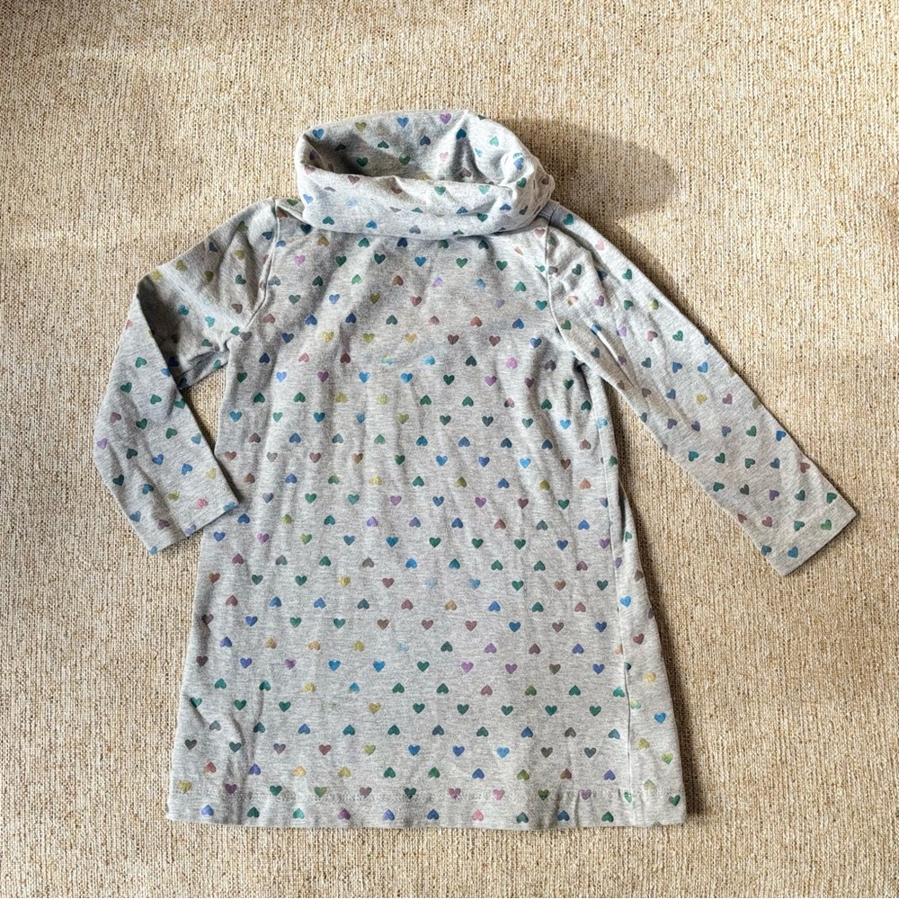 Crewcuts Multicolor Heart Print Dress